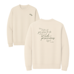 Mary Oliver One Wild and Precious Life Crewneck