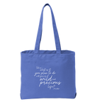 Mary Oliver One Wild and Precious Life Tote
