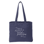 Mary Oliver One Wild and Precious Life Tote