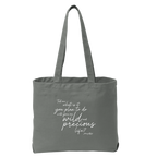Mary Oliver One Wild and Precious Life Tote