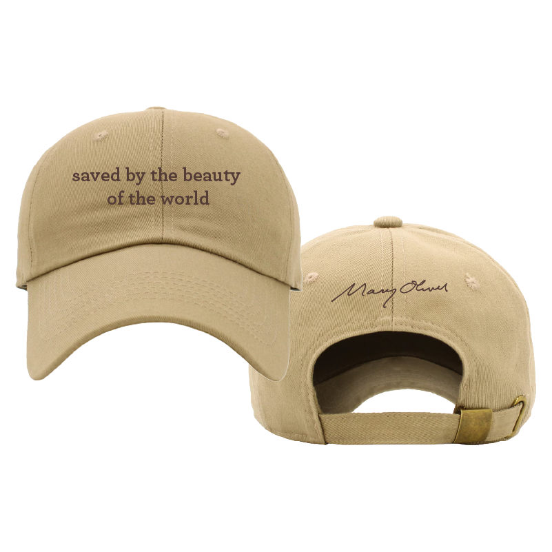 Mary Oliver Saved by the Beauty Dad Hat