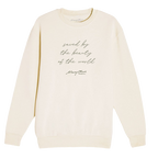 Mary Oliver Saved by the Beauty Script Crewneck 