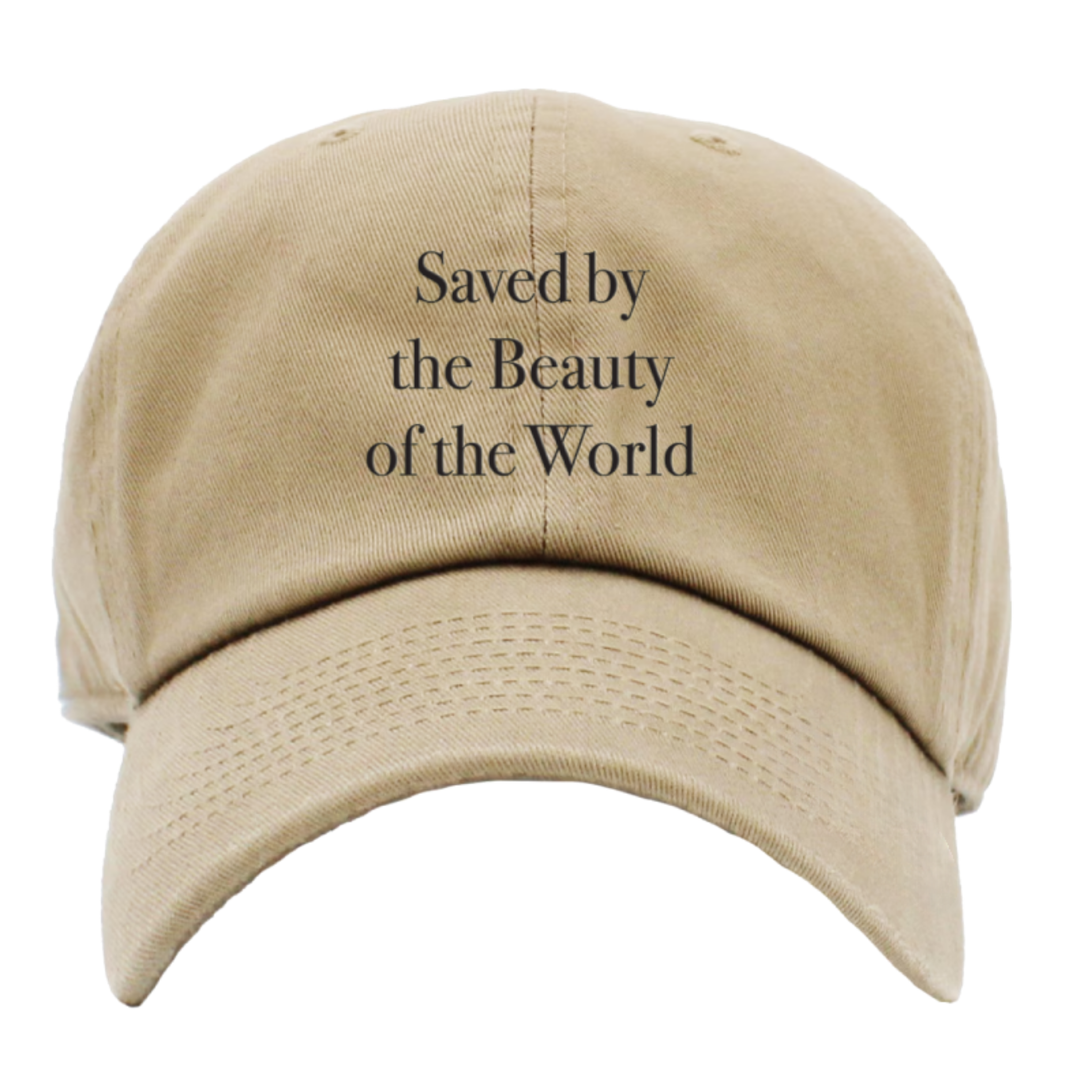Mary Oliver Saved by the Beauty of the World Dad Hat