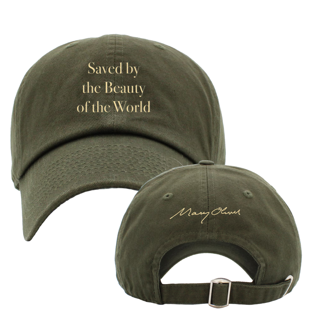 Mary Oliver Saved by the Beauty of the World Dad Hat