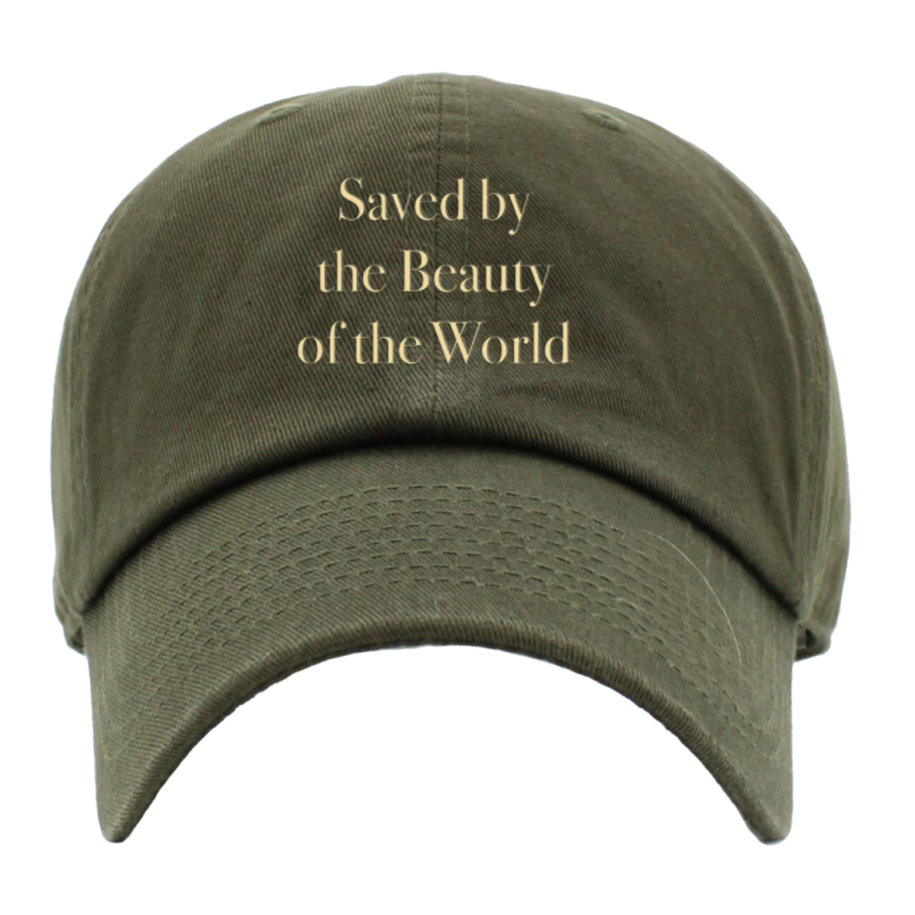 Mary Oliver Saved by the Beauty of the World Dad Hat