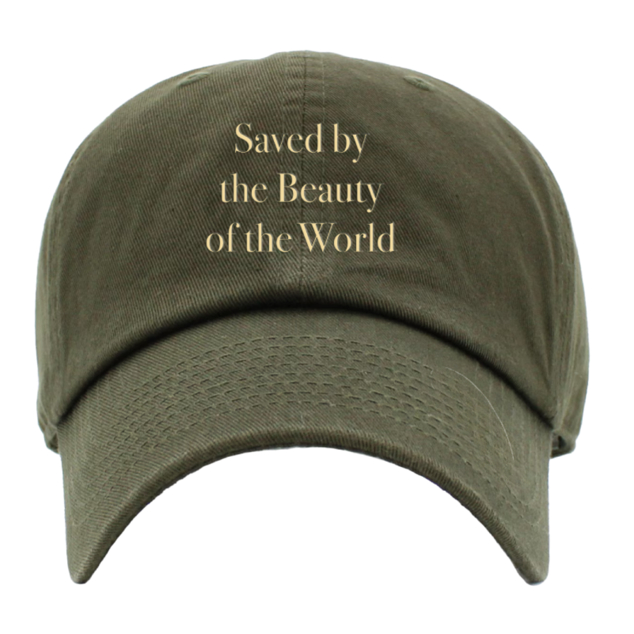 Mary Oliver Saved by the Beauty of the World Dad Hat
