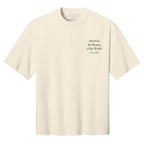 Mary Oliver Saved by the Beauty of the World Heavyweight T-Shirt