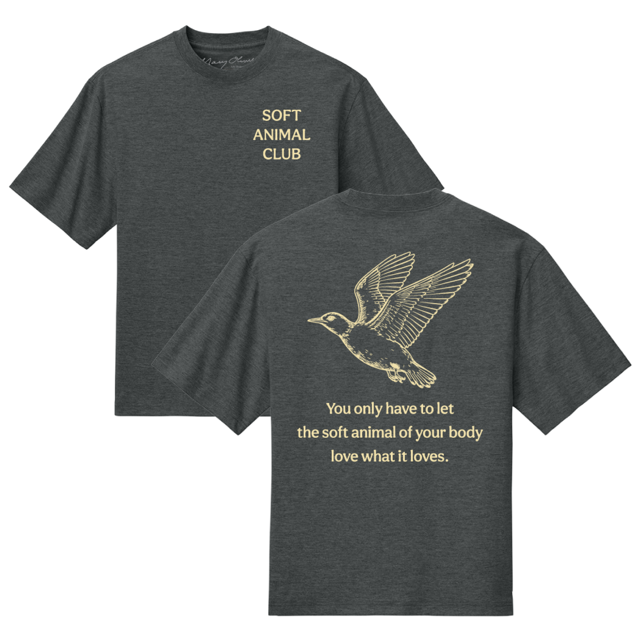 Mary Oliver Soft Animal Club Heavyweight T-Shirt