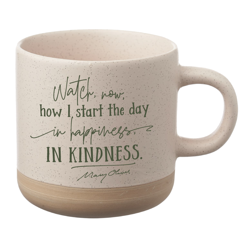 Mary Oliver Start The Day Mug