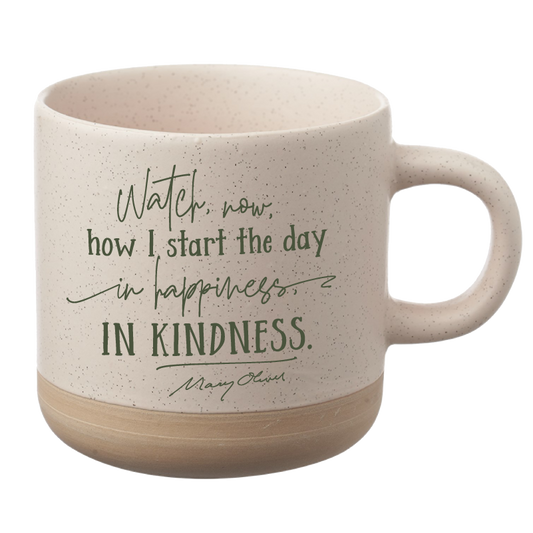 Mary Oliver Start The Day Mug