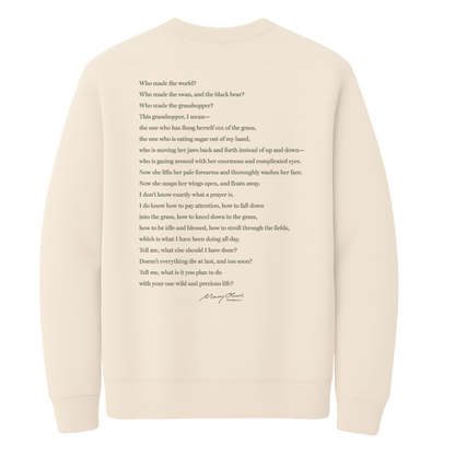 Mary Oliver The Summer Day Crewneck