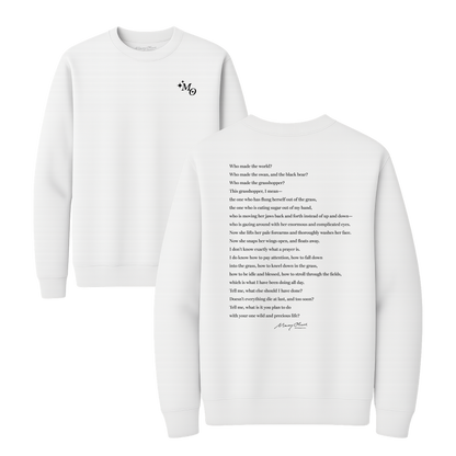 Mary Oliver The Summer Day Crewneck