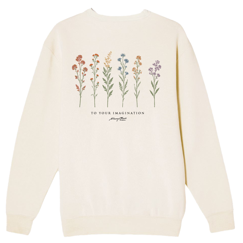 Mary Oliver The World Offers Itself Crewneck