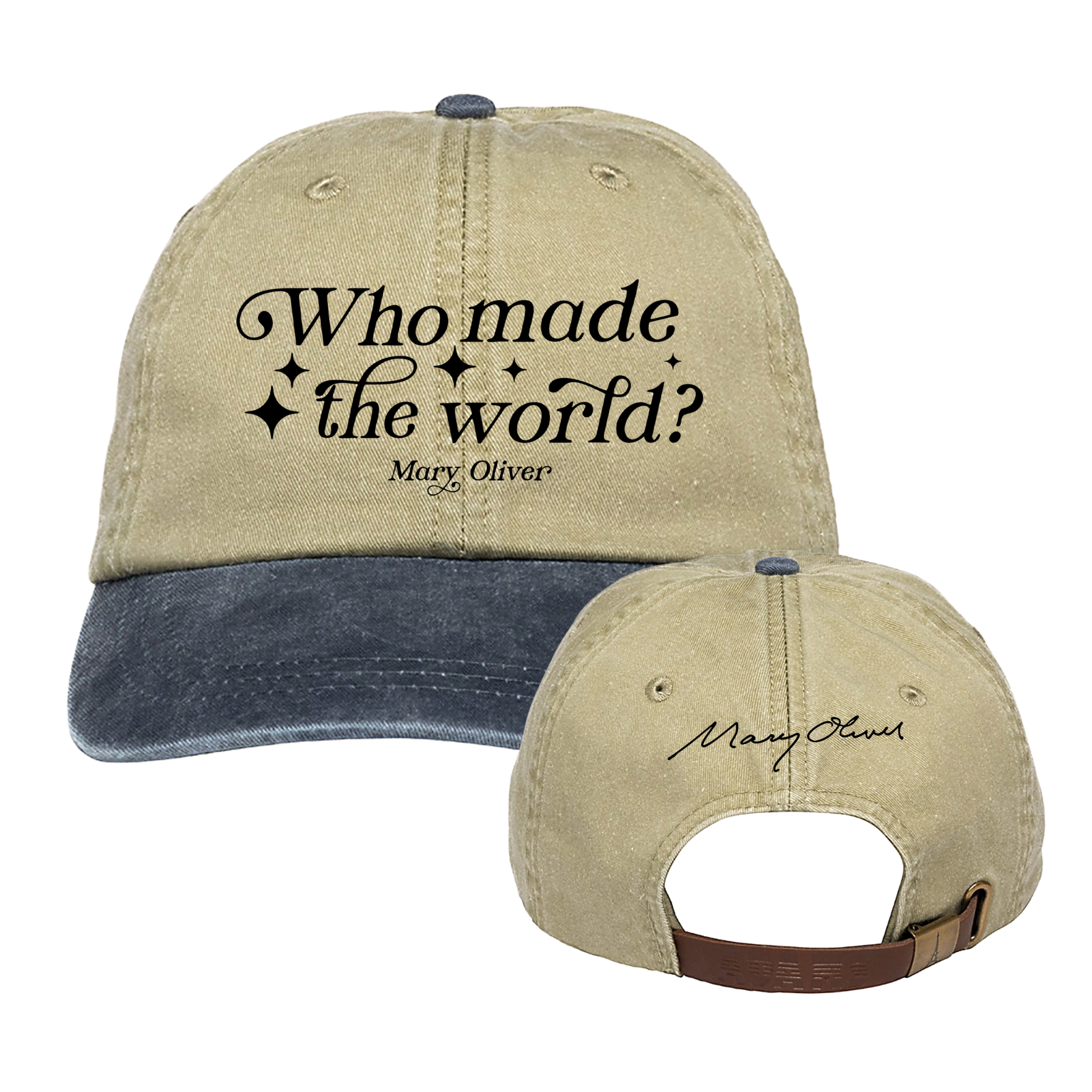 Mary Oliver Who Made The World? Hat