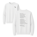 Mary Oliver Why I Wake Early Crewneck