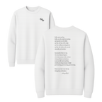 Mary Oliver Why I Wake Early Crewneck