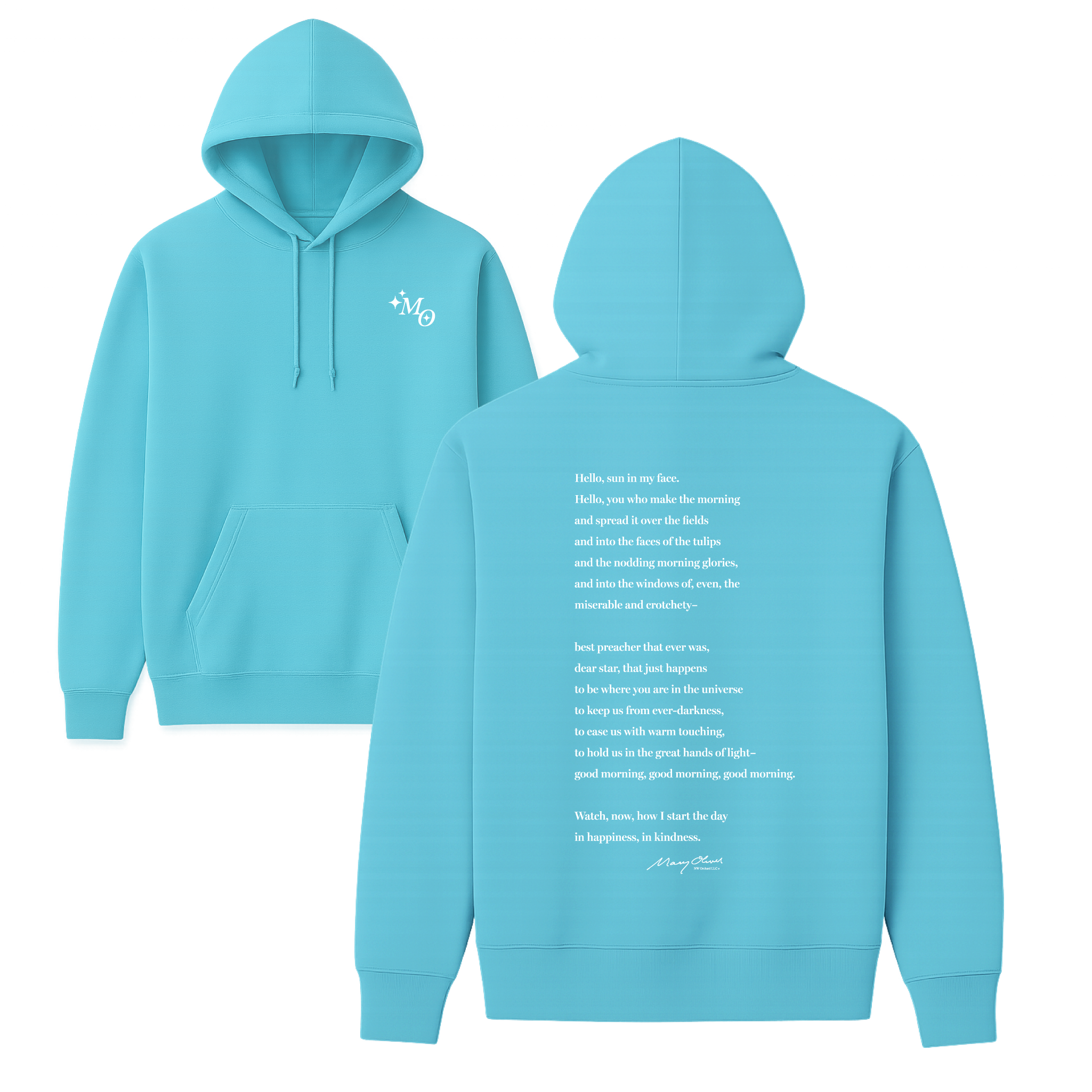 Mary Oliver Why I Wake Early Hoodie