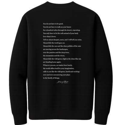 Mary Oliver Wild Geese Crewneck