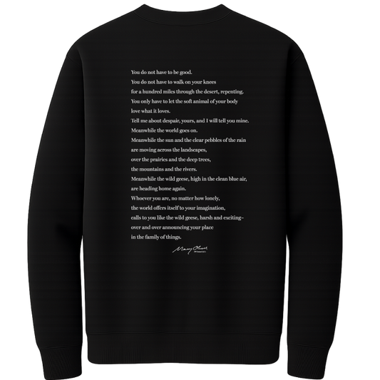 Mary Oliver Wild Geese Crewneck