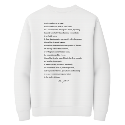 Mary Oliver Wild Geese Crewneck