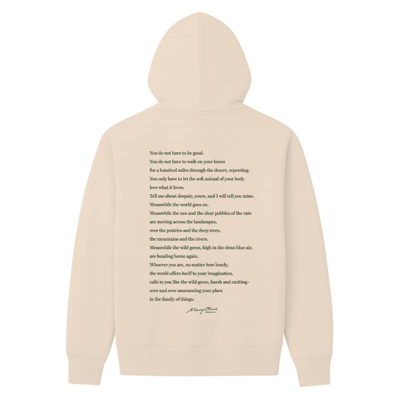 Mary Oliver Wild Geese Hoodie