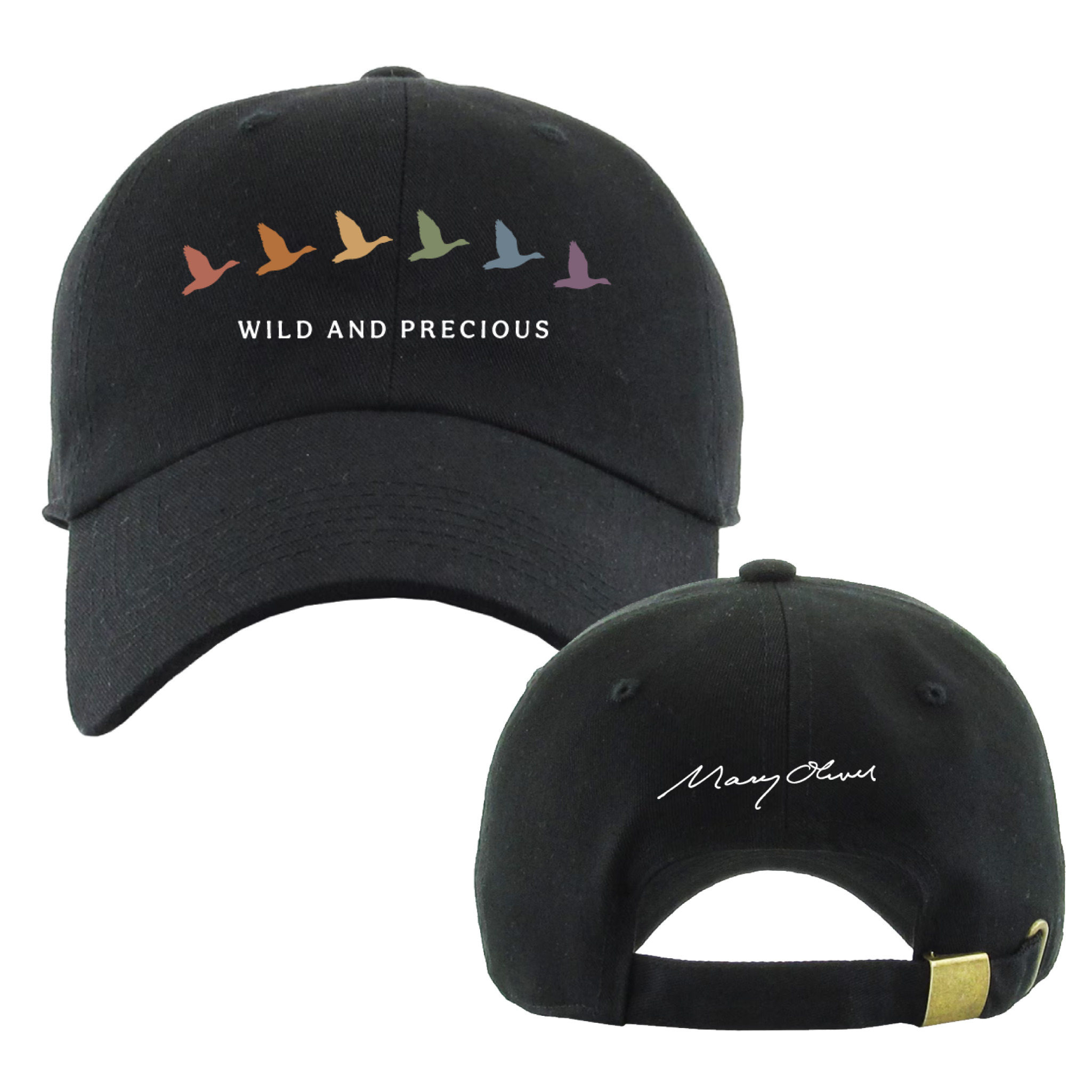 Mary Oliver Wild and Precious Dad Hat