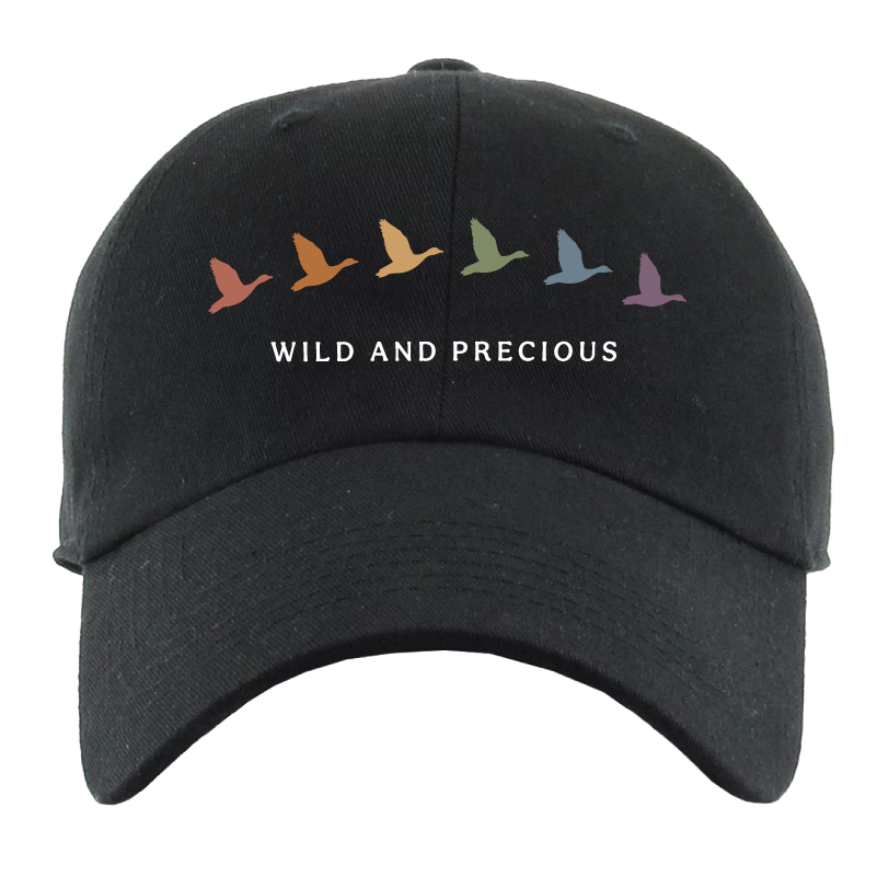 Mary Oliver Wild and Precious Dad Hat