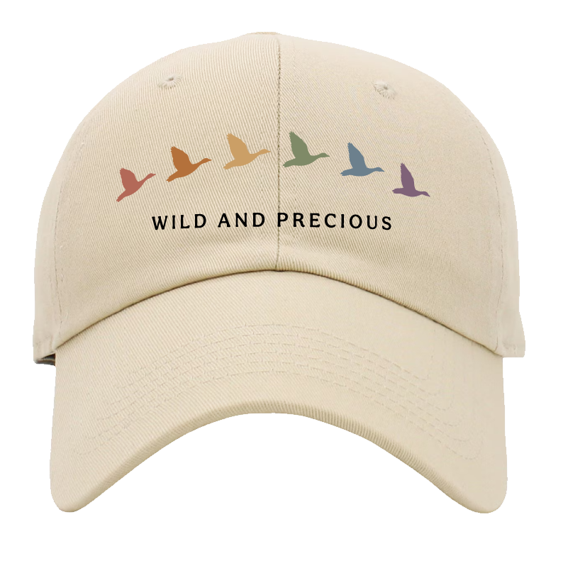 Mary Oliver Wild and Precious Dad Hat