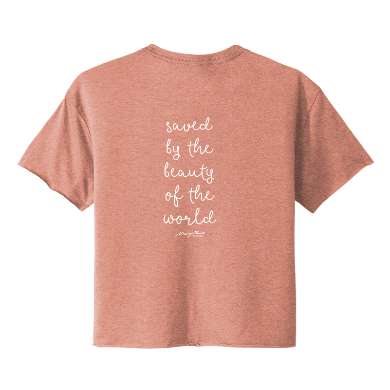 Mary Oliver Womens Saved Cropped T-Shirt