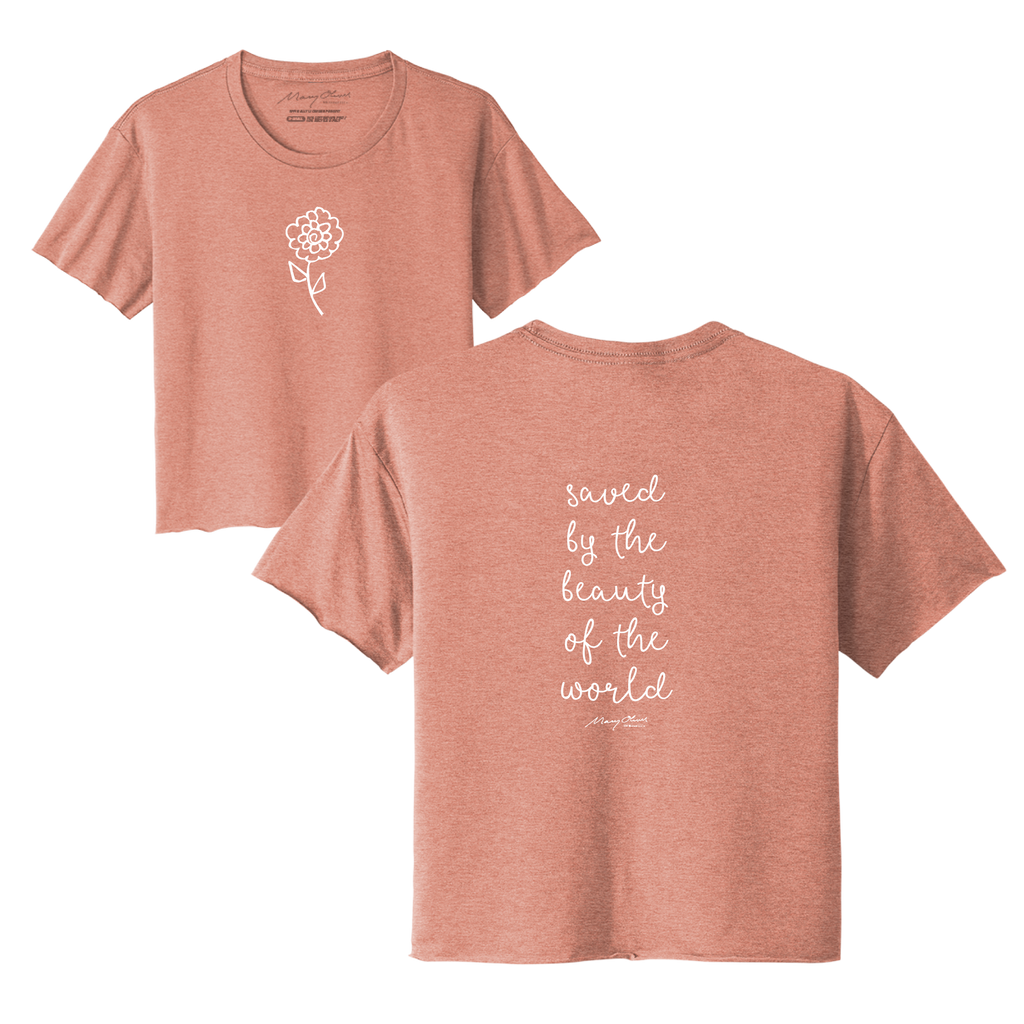 Mary Oliver Womens Saved Cropped T-Shirt