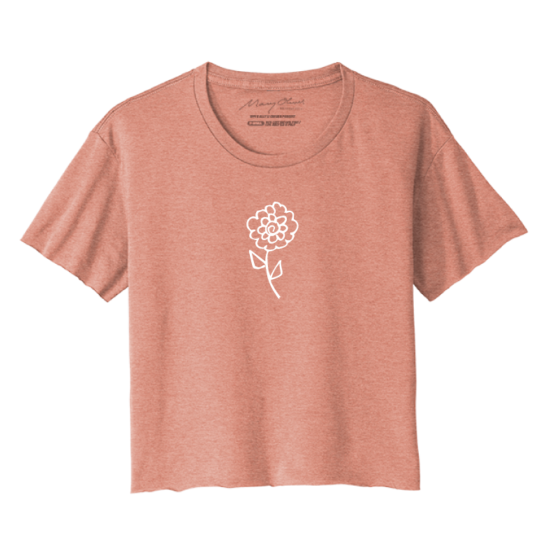 Mary Oliver Womens Saved Cropped T-Shirt