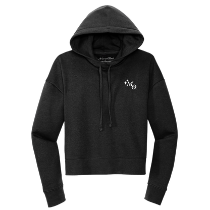 Mary Oliver Womens Suddenly and Unexpectedly Cropped Hoodie