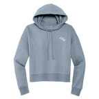 Mary Oliver Womens Suddenly and Unexpectedly Cropped Hoodie