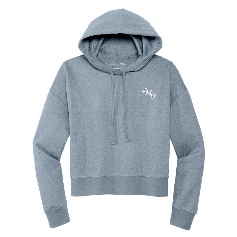 Mary Oliver Womens Suddenly and Unexpectedly Cropped Hoodie