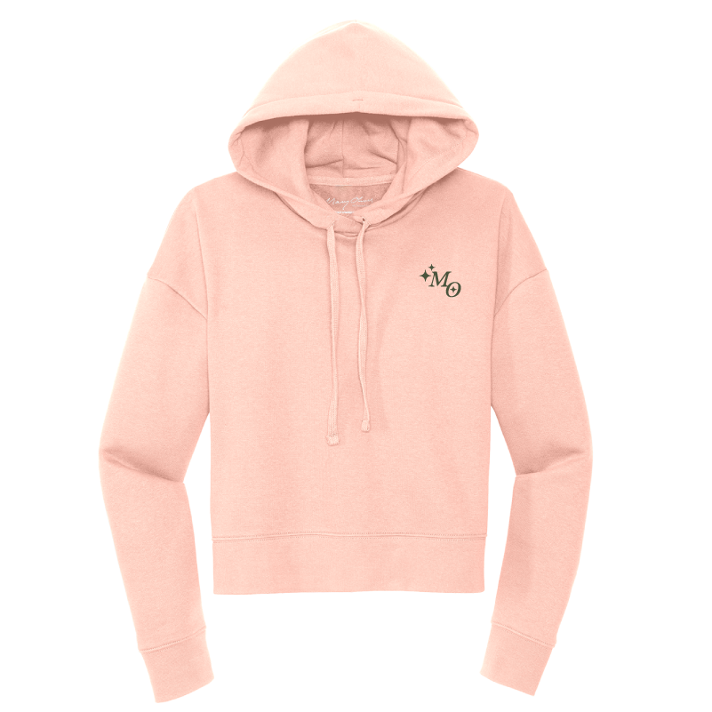 Mary Oliver Womens Suddenly and Unexpectedly Cropped Hoodie