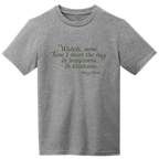 Mary Oliver Youth Watch Now T-Shirt Grey Frost