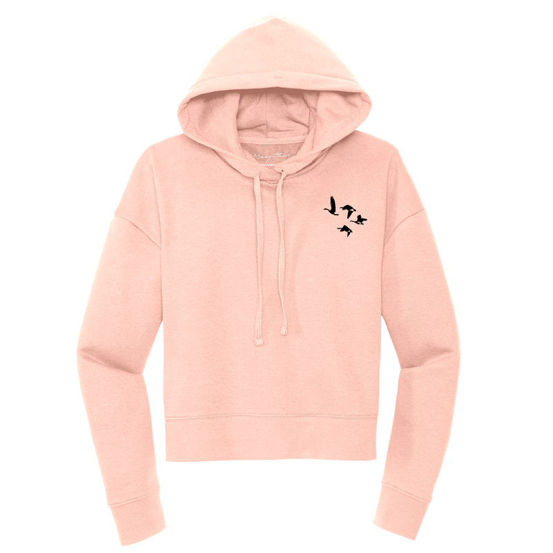 Mary Oliver Womens One Wild and Precious Life Cropped Hoodie