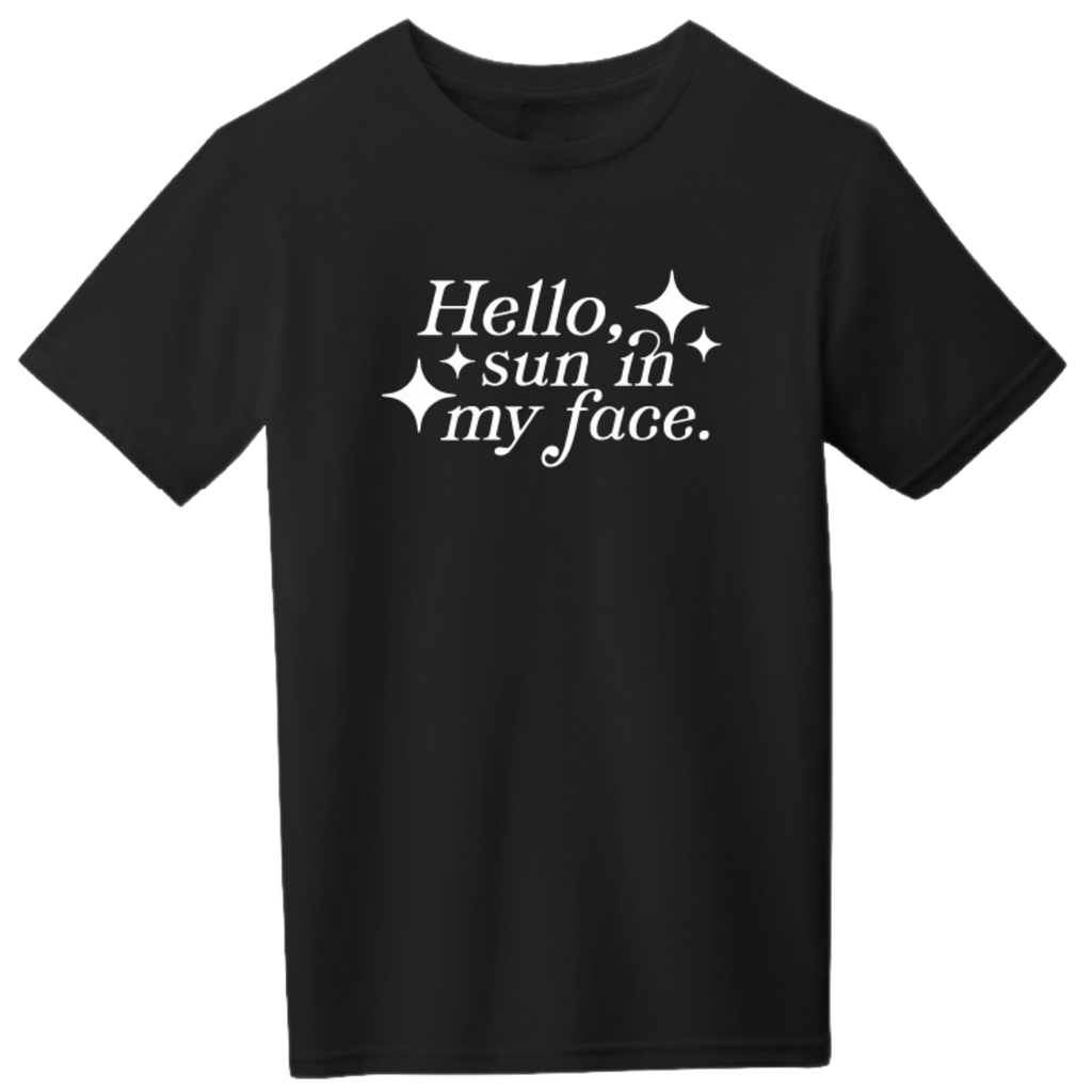 Youth Hello Sun T-Shirt Black