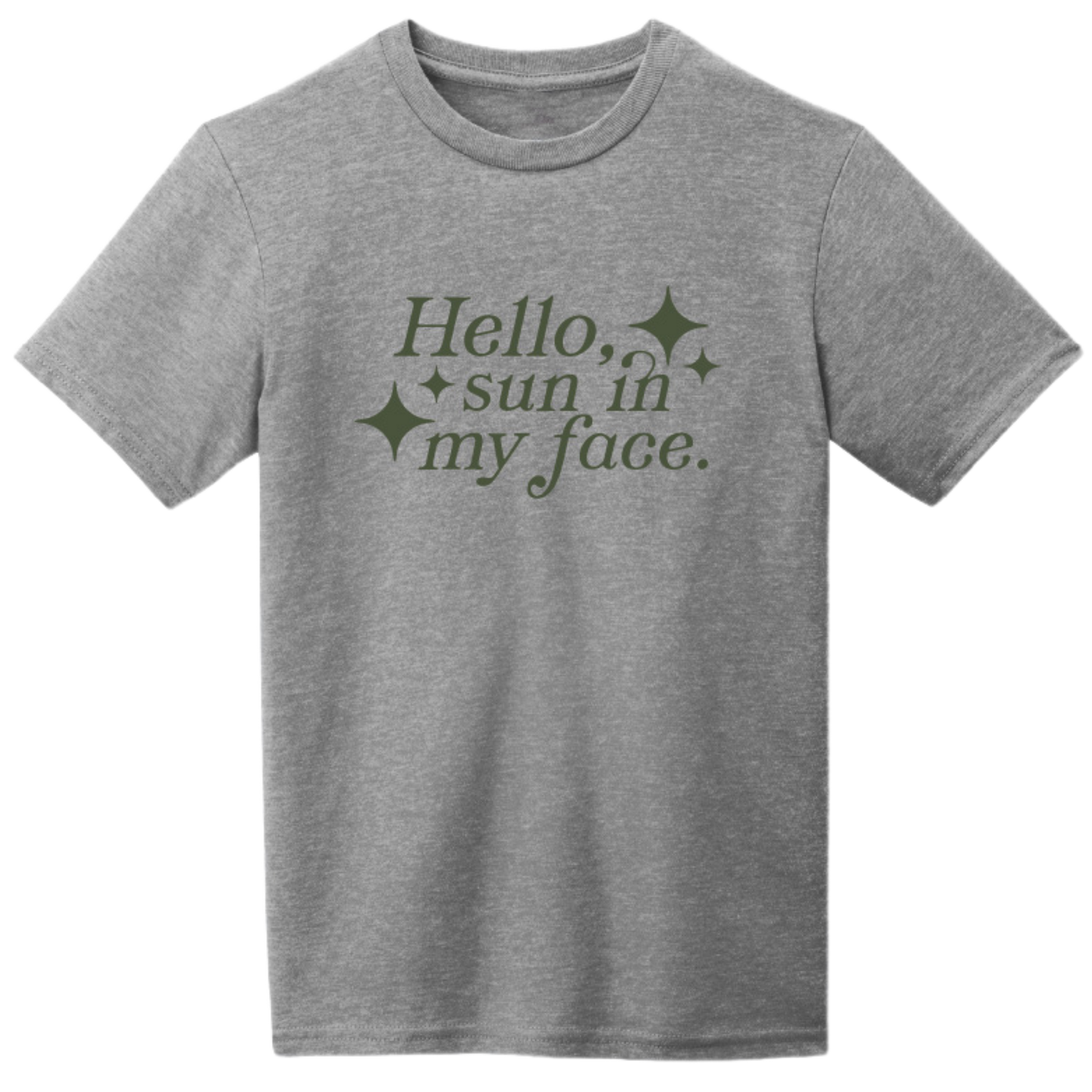 Youth Hello Sun T-Shirt Grey Frost