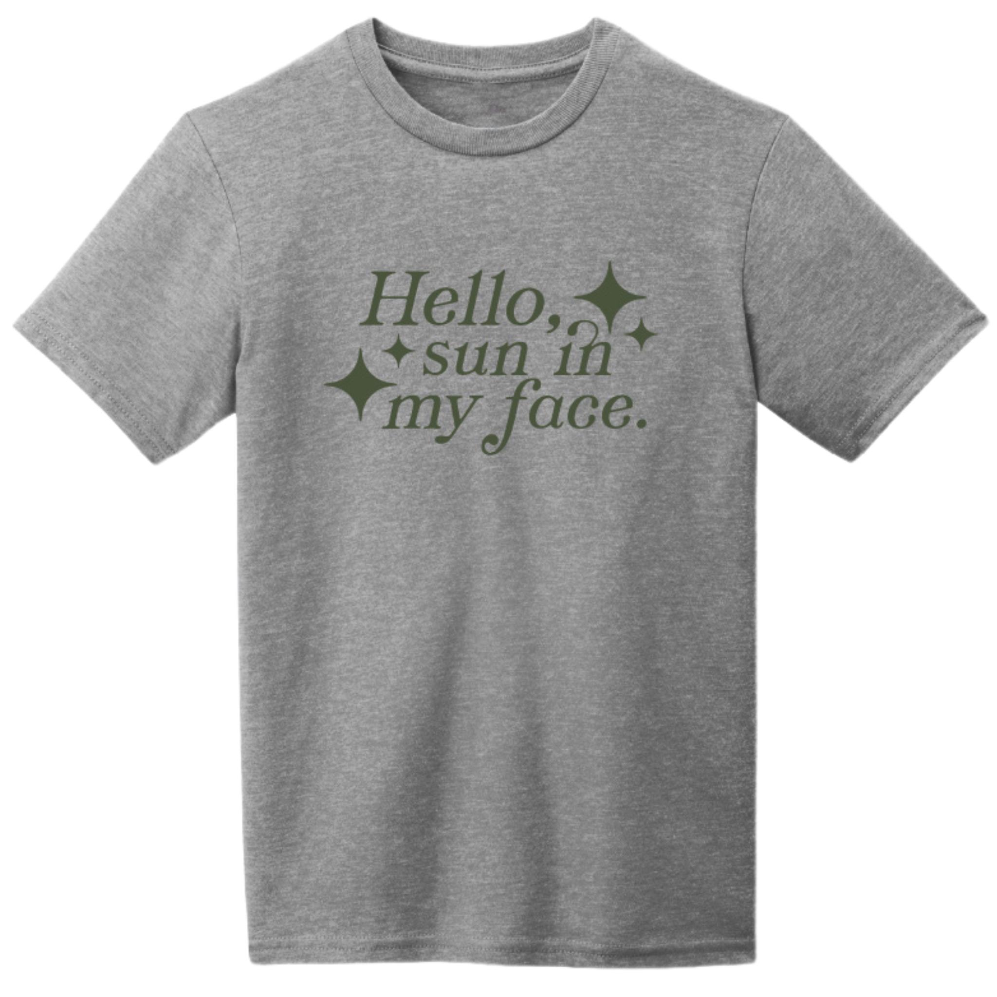 Youth Hello Sun T-Shirt Grey Frost
